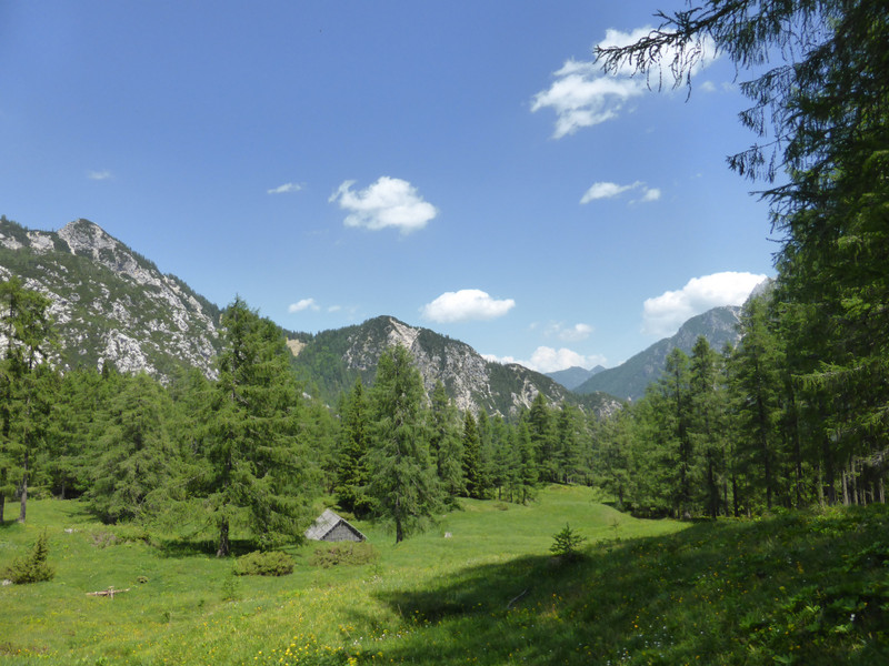 Hut by the Vršič Pass
