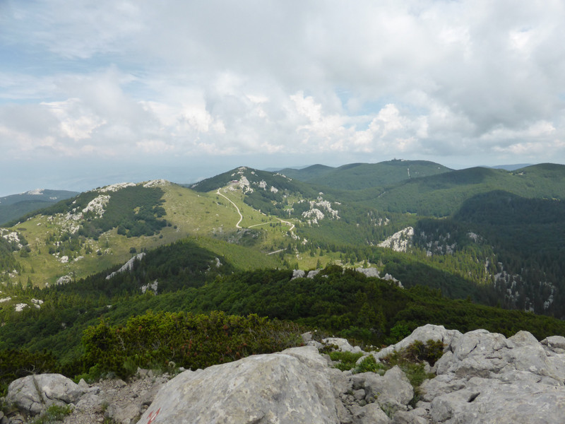 Along the Velebits from Veliki Zavižan