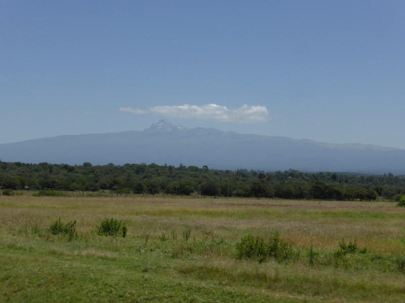 Mt Kenya from the road!