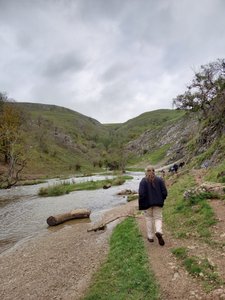 Heading up Dovedale