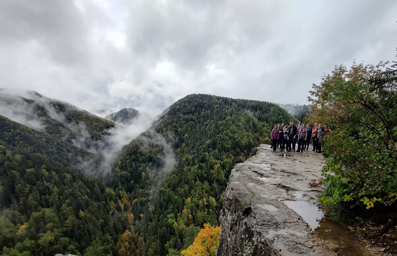 Group at the Tomasovsky viewpoint 