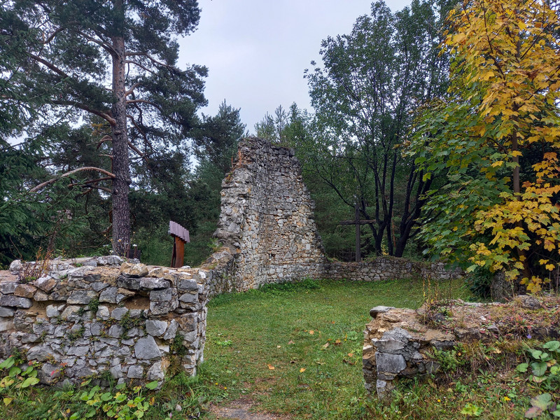 Ruins by the symbolic cemetery