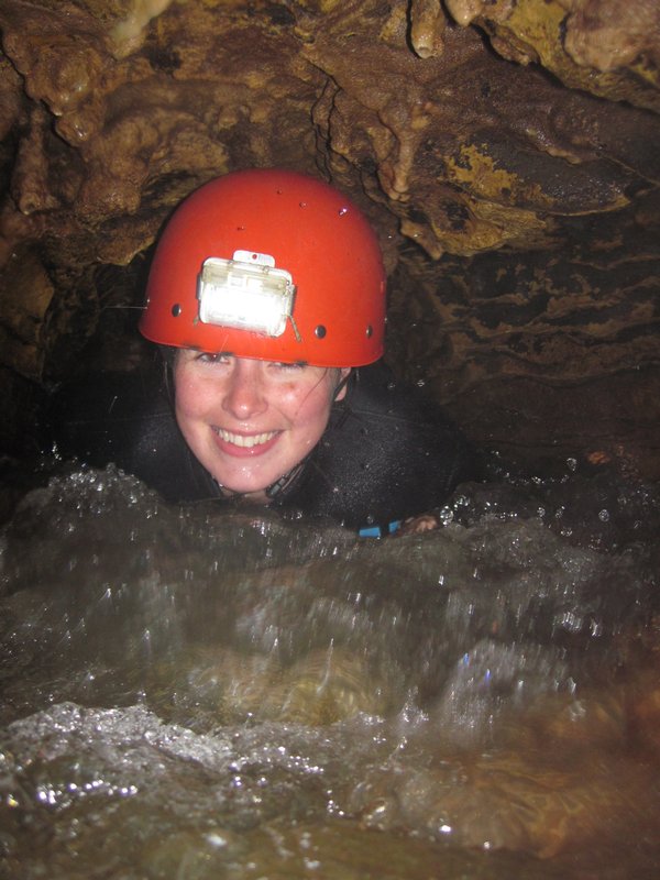 It was wet in those caves!