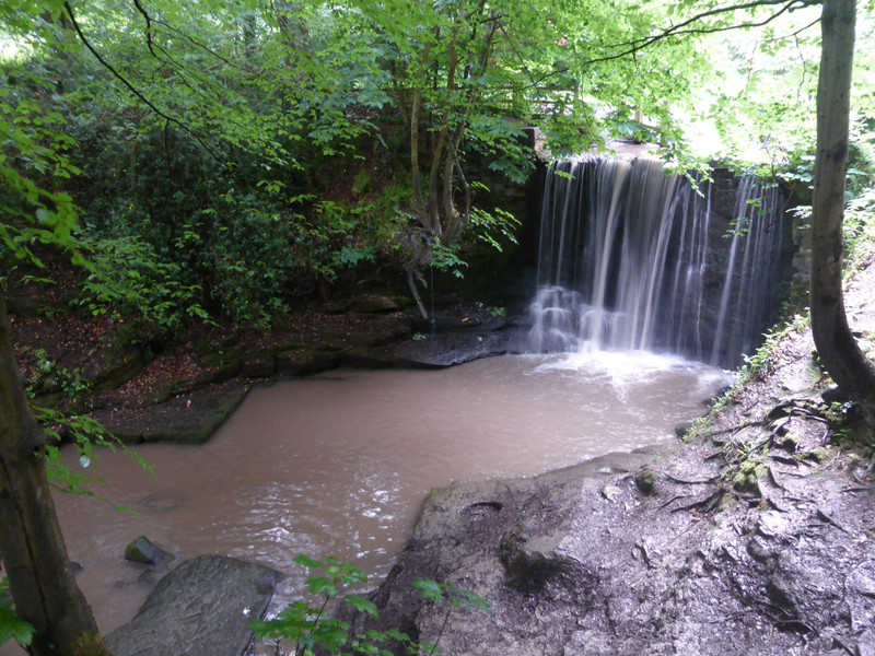 Waterfall alomg Clywdog Trail