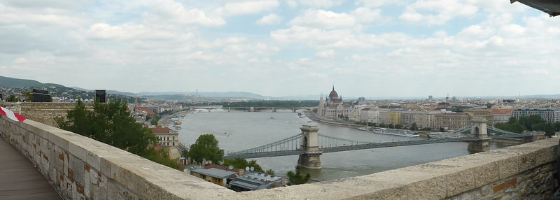 View up the Danube