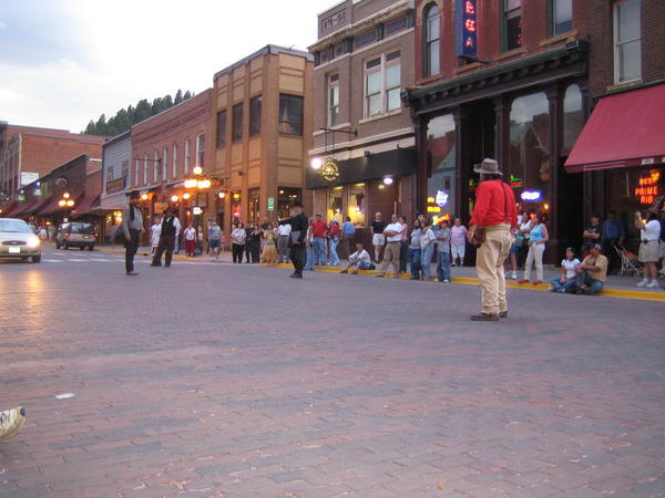 Deadwood Street during Shoot-out