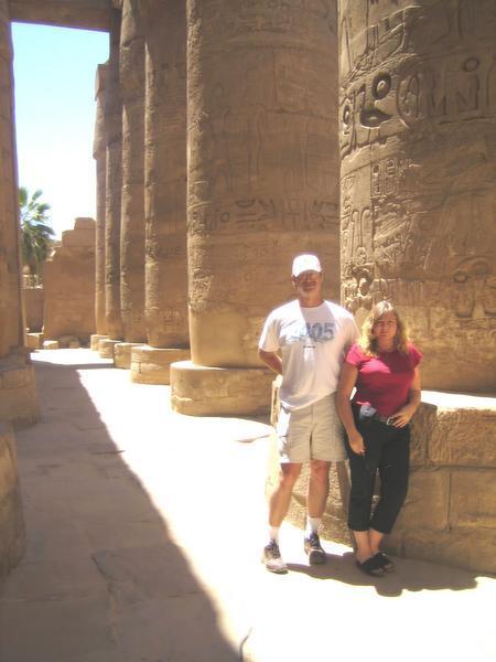 Dad and  Mom at Karnak