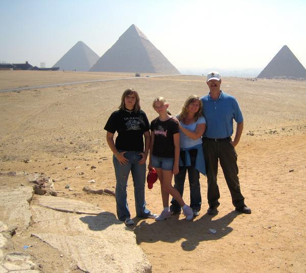 Family Photo at the Pyramids