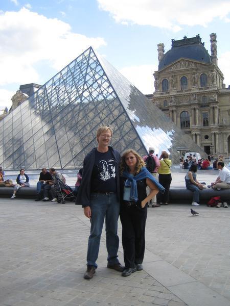 Mom and Dad at the Louvre