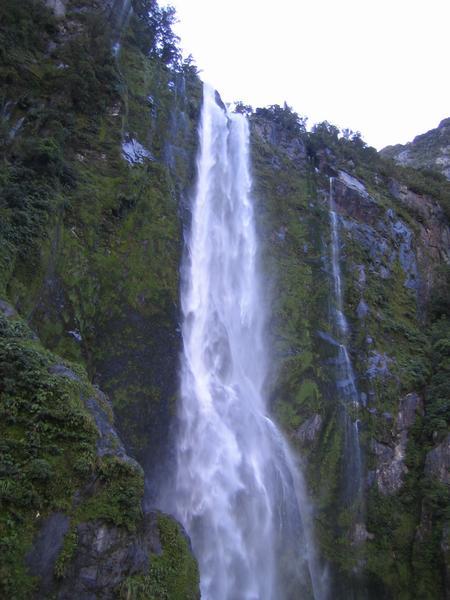 Waterfall at Mildford Sound