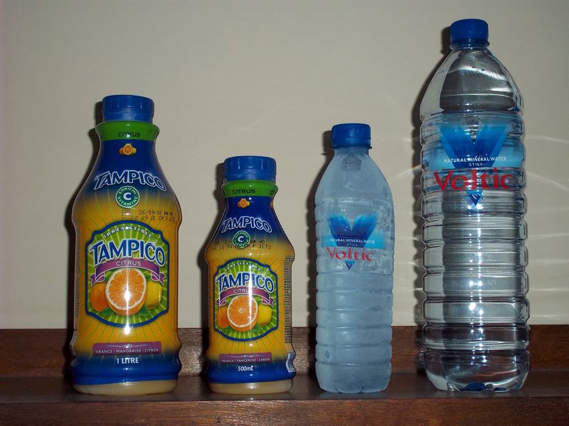 Tampico & bottled water