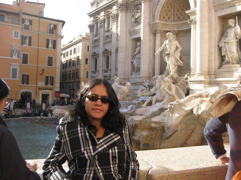 Me at the Trevi Fountain