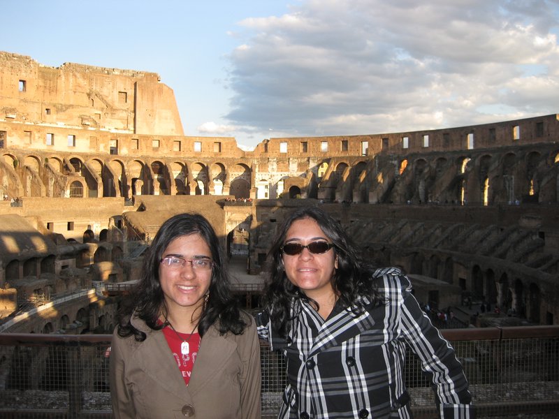 Renata and I in the Coliseum