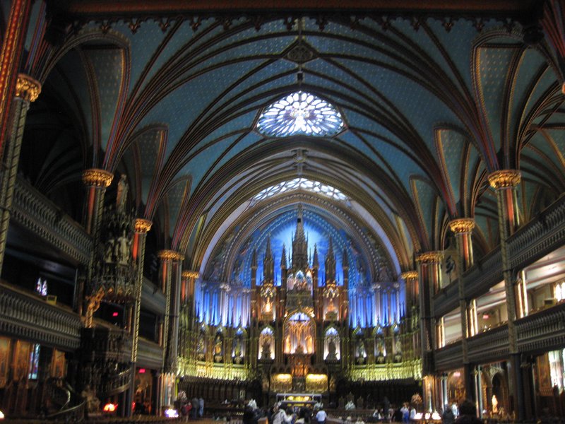 Inside Notre-Dame Basilica