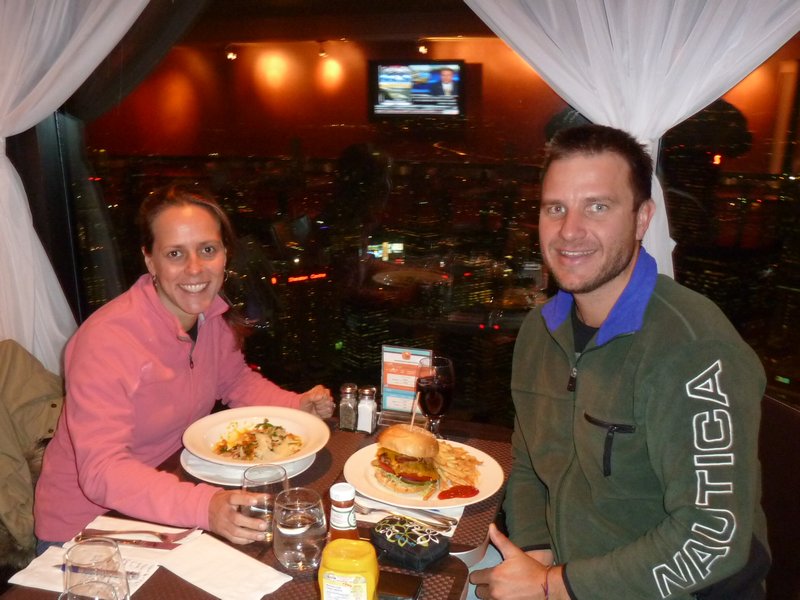 Dinner at the top of CN Tower