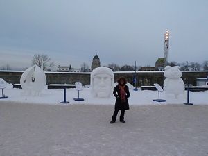 Carnaval de Quebec - ice sculptures
