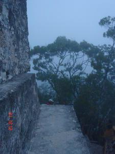 Dawn breaks over Tikal...