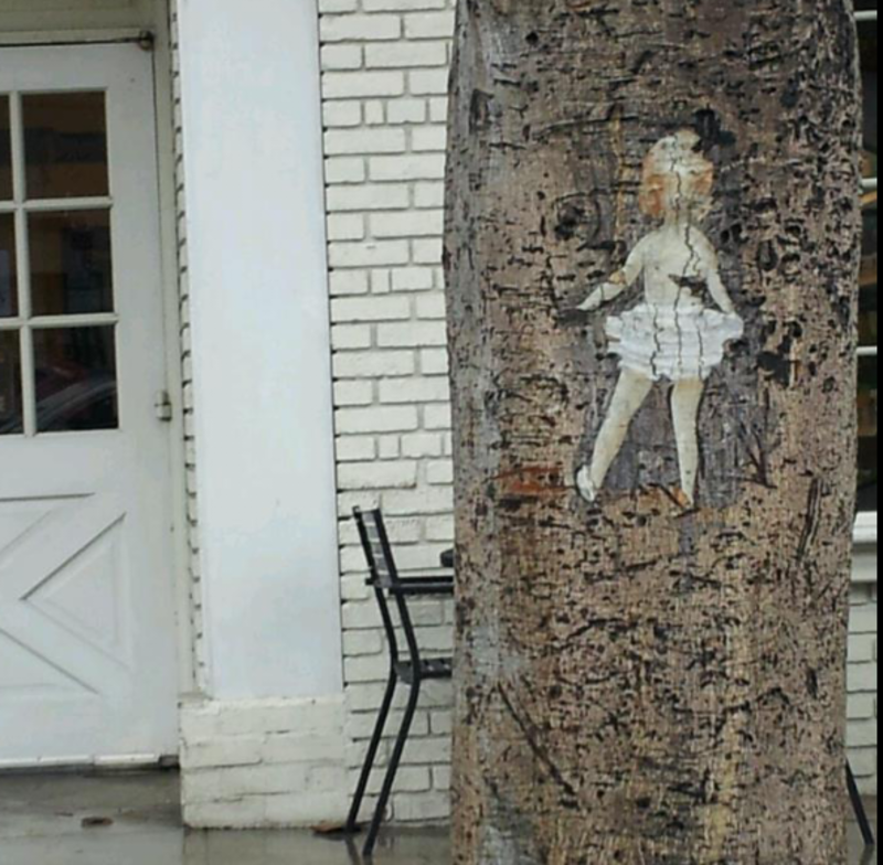 art on random tree in CA