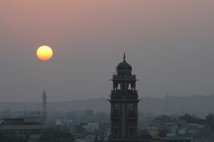 Sunrise in Jodhpur Clocktower