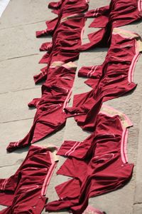 drying uniforms