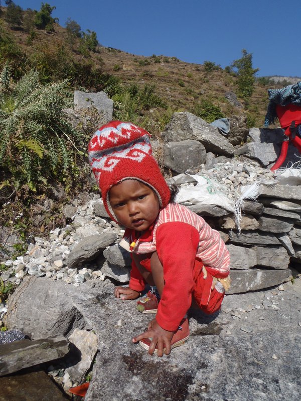 Nepali child.
