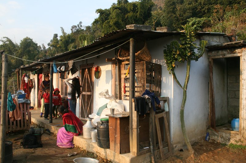 Different houses in Pokhara.