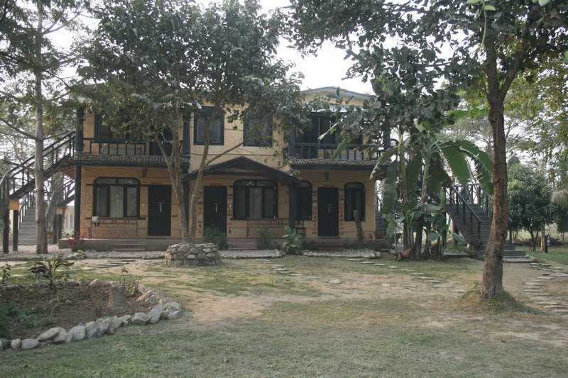 One of the lodges at Sapana