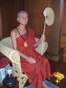 Sculpture of a monk