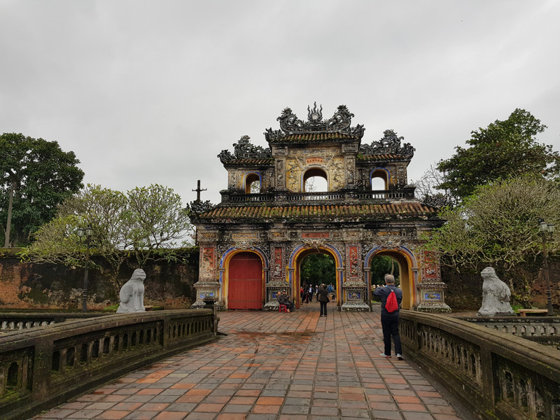 Entrance to the Emporor's palace, Hue 