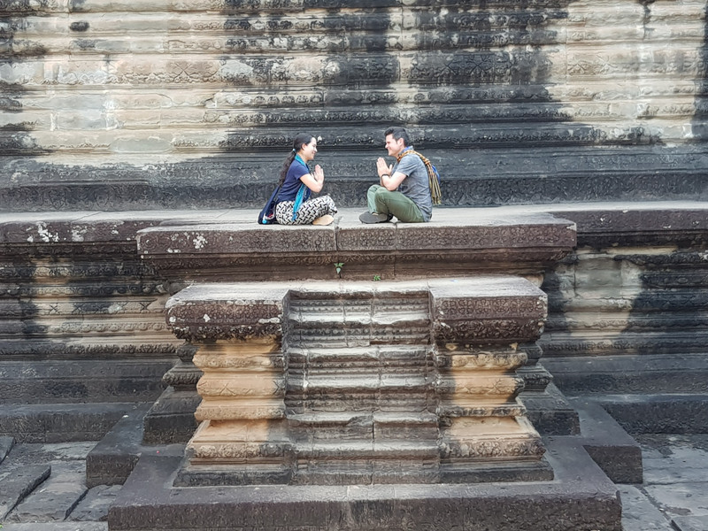At the centre of Angkor Wat