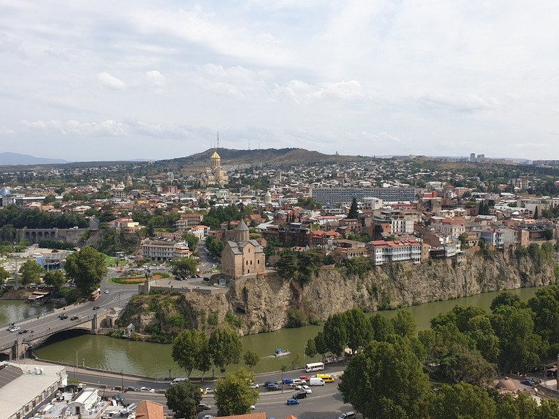 View of Tbilisi from Narikala fortress