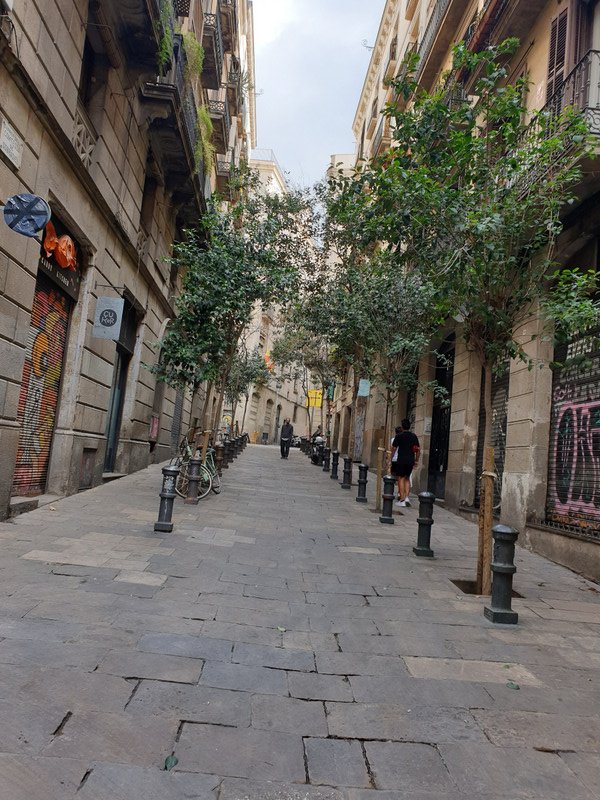 The streets of Barcelona 