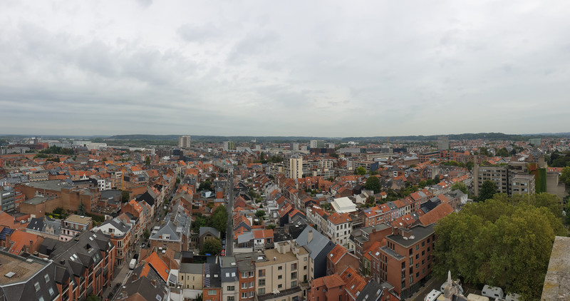 View over Leuven from the tower
