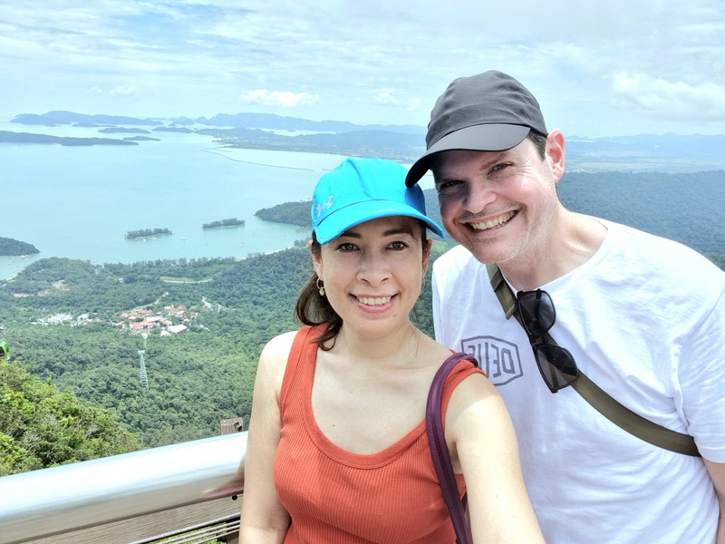Me and Bill overlooking Langkawi 