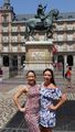 Me and Monika at Plaza Mayor