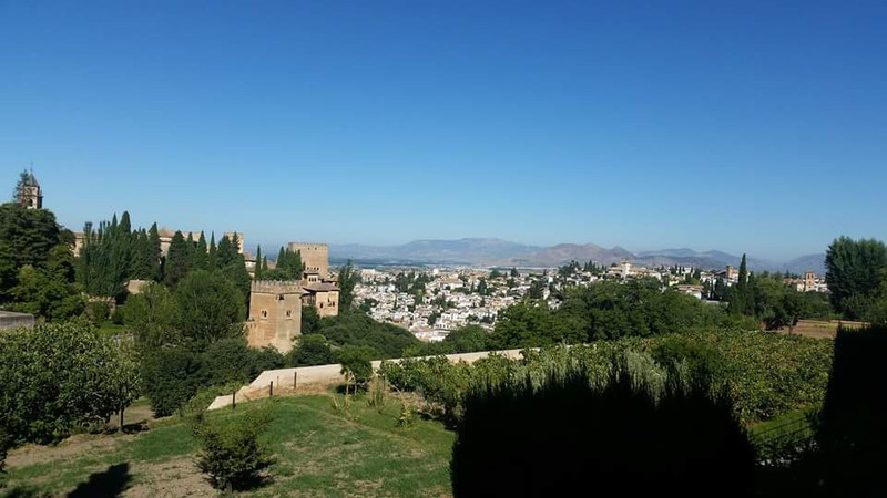 Views of Granada from the Alhambra 