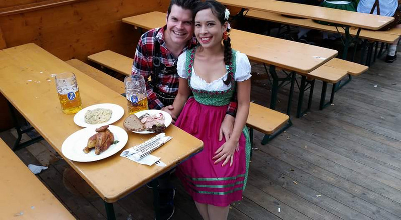 With my sweetheart at Oktoberfest 
