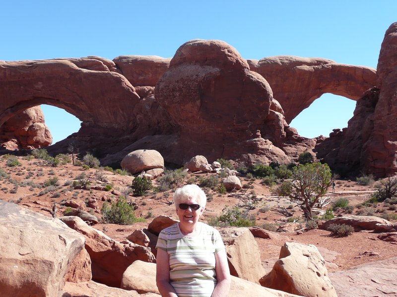 Lorraine at North and South Window Arches