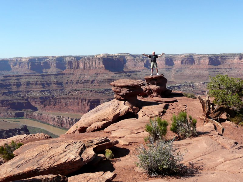 Dwain at Dead Horse Point
