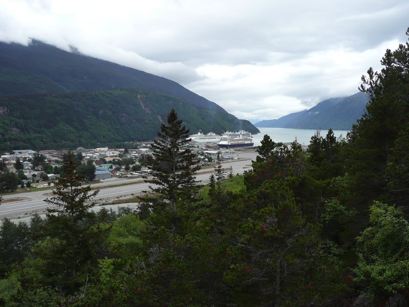 2011-07-14  - Looking down on the city of Skagway