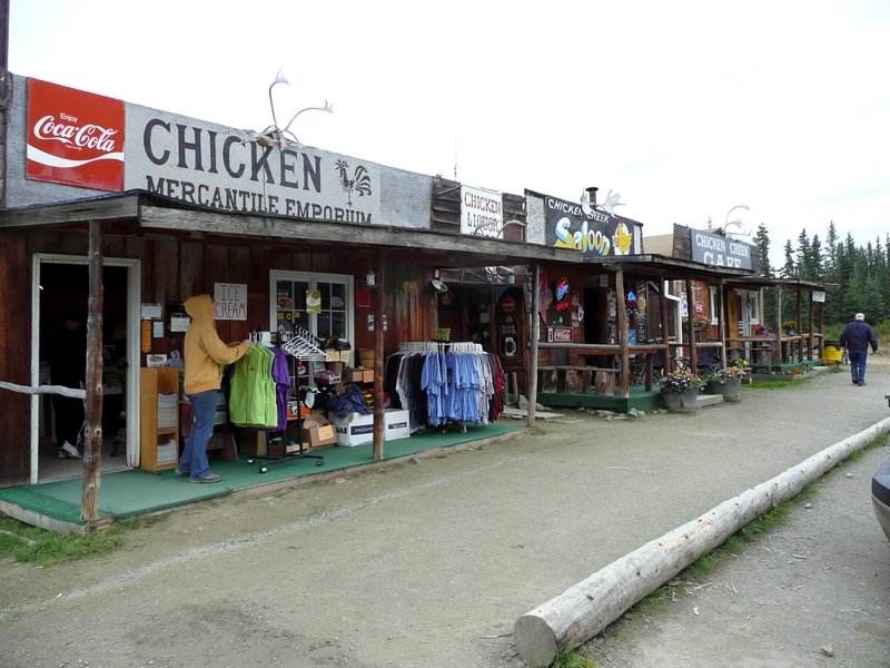 2011-08-07 Tok to Dwason City - Chicken Main Street