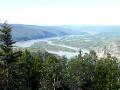 2011-08-08  Dwason City - Yukon River from the top of the Dome