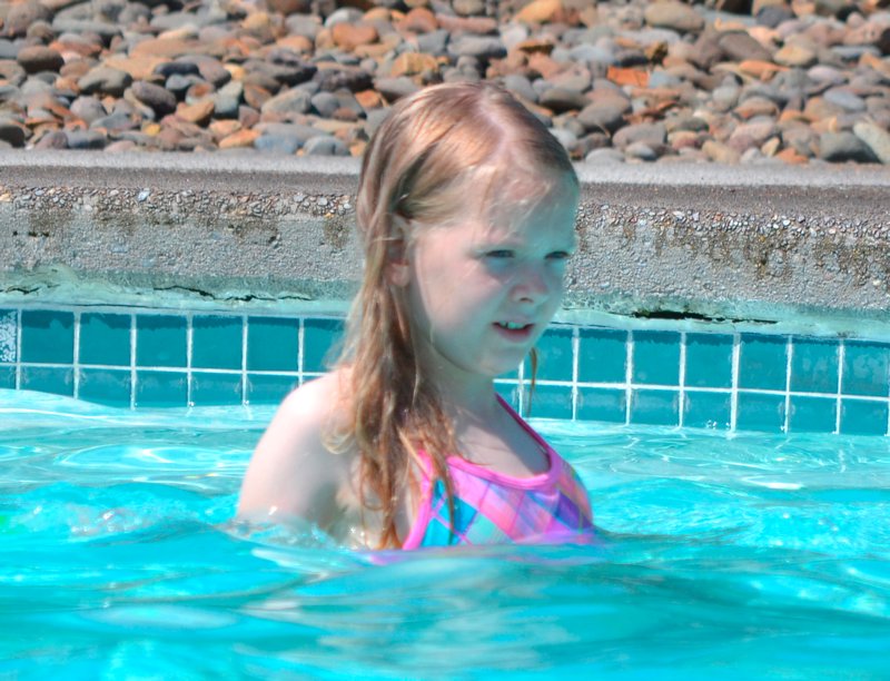 2012-07-14 Catherine in pool at RV park