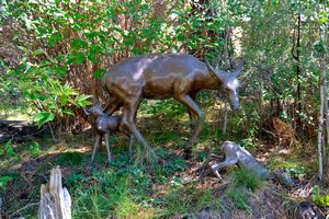 New born Deer Statue