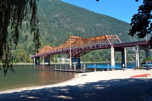 Bridge across Kootenay Lake