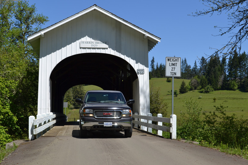 Harris Covered Bridge, Mary's River, OR 02