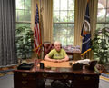 In the seat of the President