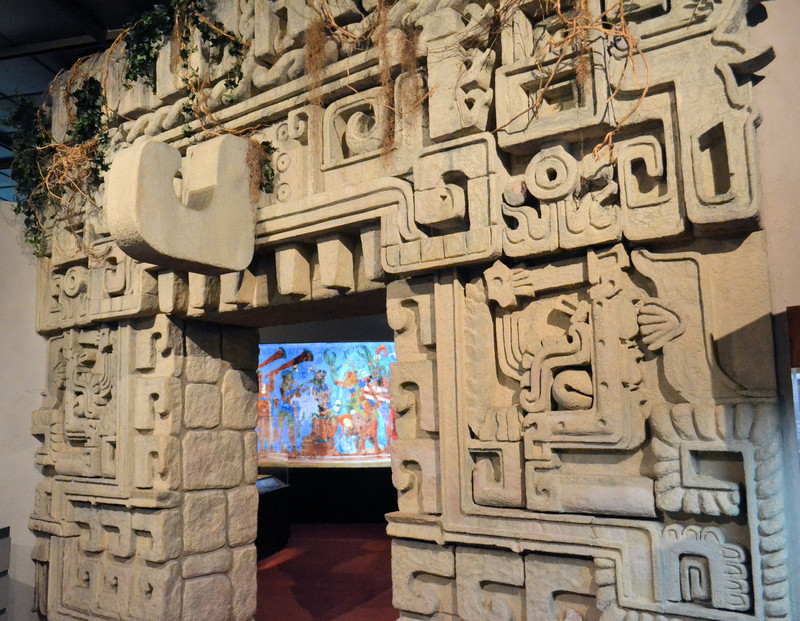 Mayan gate to city