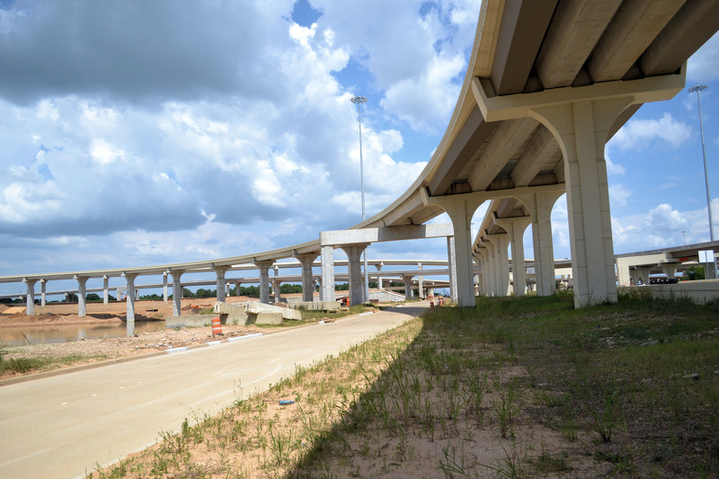 New road overpasses