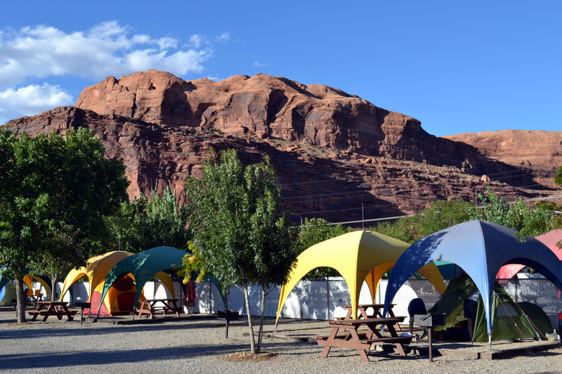  Tent site at Moab Valley RV Park 